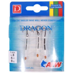 Dragon Treble Hook Stingers DRAGON Nylon Leader 4cm Hook Size 8 3 Pcs -Aanbiedingen Hengel Xpert Winkel 2cec9339c57776dc