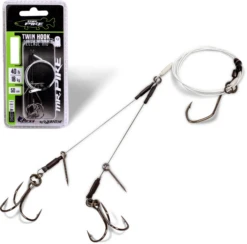 #6 Quantum Mr. Pike Ghost Traces Twin Hook-Release-Rig White 50cm 1pcs -Aanbiedingen Hengel Xpert Winkel 3a139a00a29512e4