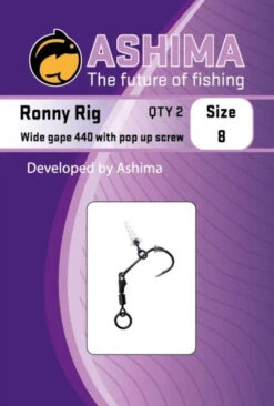Ashima Wide Cape Ronny Rig 440 Hook Size 8