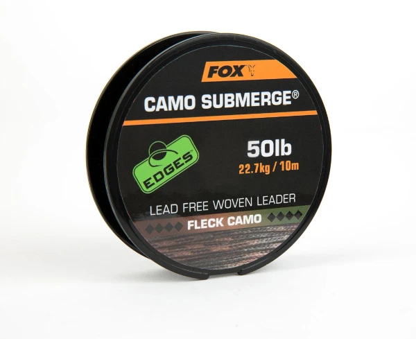 Fox Edges Submerge Camo Lead Free Woven Leader 50lb (22,7kg) 10m 3 Fox Edges Submerge Camo Lead Free Woven Leader 50lb (22,7kg) 10m