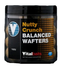Vital Baits Nutty Crunch Wafters 18mm