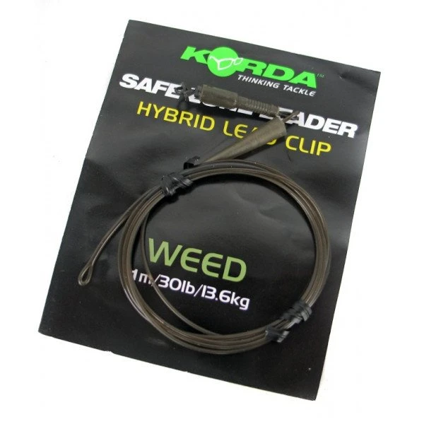 Korda Kamo Leaders Hybrid Lead Clip Weedy Green 4 Korda Kamo Leaders Hybrid Lead Clip Weedy Green - Afbeelding 2