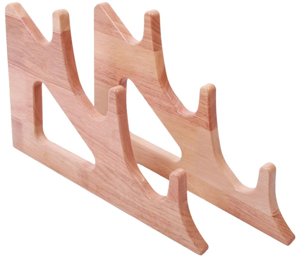 Ultimate Wooden Wall Rod Rack 3 Rods 3 Ultimate Wooden Wall Rod Rack 3 Rods