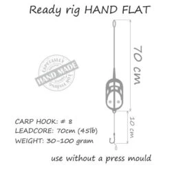 Life-Orange In-Line Carp Rig Hand Flat 40g -Aanbiedingen Hengel Xpert Winkel 9875ceadeae67bfa