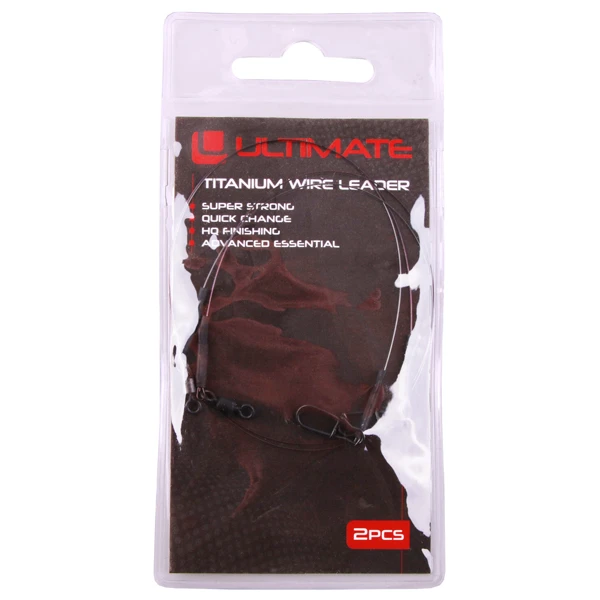Ultimate Titanium Wire Leader 30lbs 30cm 3 Ultimate Titanium Wire Leader 30lbs 30cm