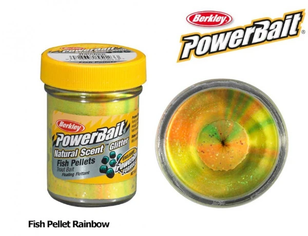 Berkley Powerbait Fish Pellets - Rainbow 3 Berkley Powerbait Fish Pellets - Rainbow