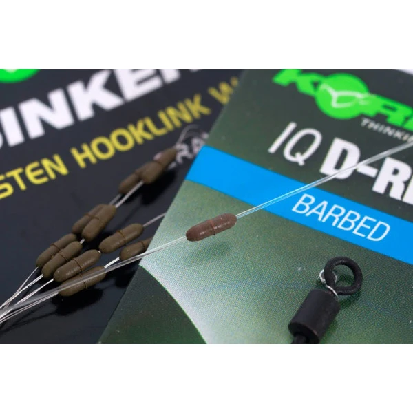 Korda Ready Tied IQ2 D-Rig Kurv Shank Barbless Haakmaat 4 (15lb) 4 Korda Ready Tied IQ2 D-Rig Kurv Shank Barbless Haakmaat 4 (15lb) - Afbeelding 2