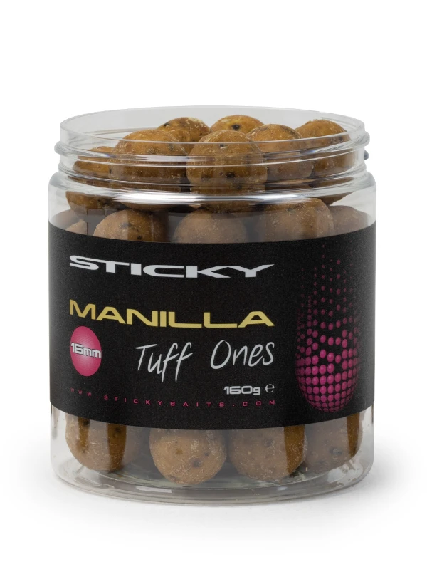 Sticky Baits Manilla Active Tuff Ones 16mm 160gr Pot 3 Sticky Baits Manilla Active Tuff Ones 16mm 160gr Pot