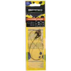 Spro Matte Black Leader 1x19 Wire 40cm (14kg / 0,50mm)