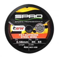 Spro 7x7 Supreme Steel Wire 0,46mm 18kg (4m) -Aanbiedingen Hengel Xpert Winkel d1086b8ea60d2132