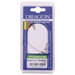 Dragon 1x7 Titanium Braid Classic Leader 30cm 14kg -Aanbiedingen Hengel Xpert Winkel d5547d22ad1f5bac