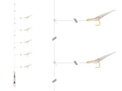 Daiwa GrandW. Herring-Rig Sabiki #10 Glow