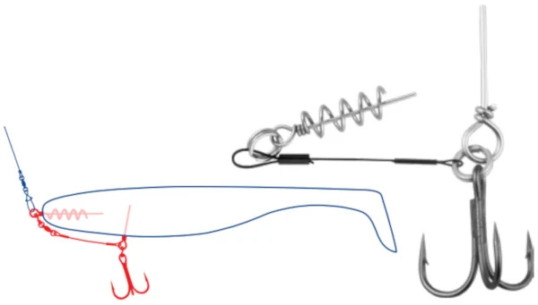 Dragon Dragon Srew Stinger Met Pin En Enkele Dreg Size 1/0 Lengte 10cm 3 Dragon Dragon Srew Stinger Met Pin En Enkele Dreg Size 1/0 Lengte 10cm